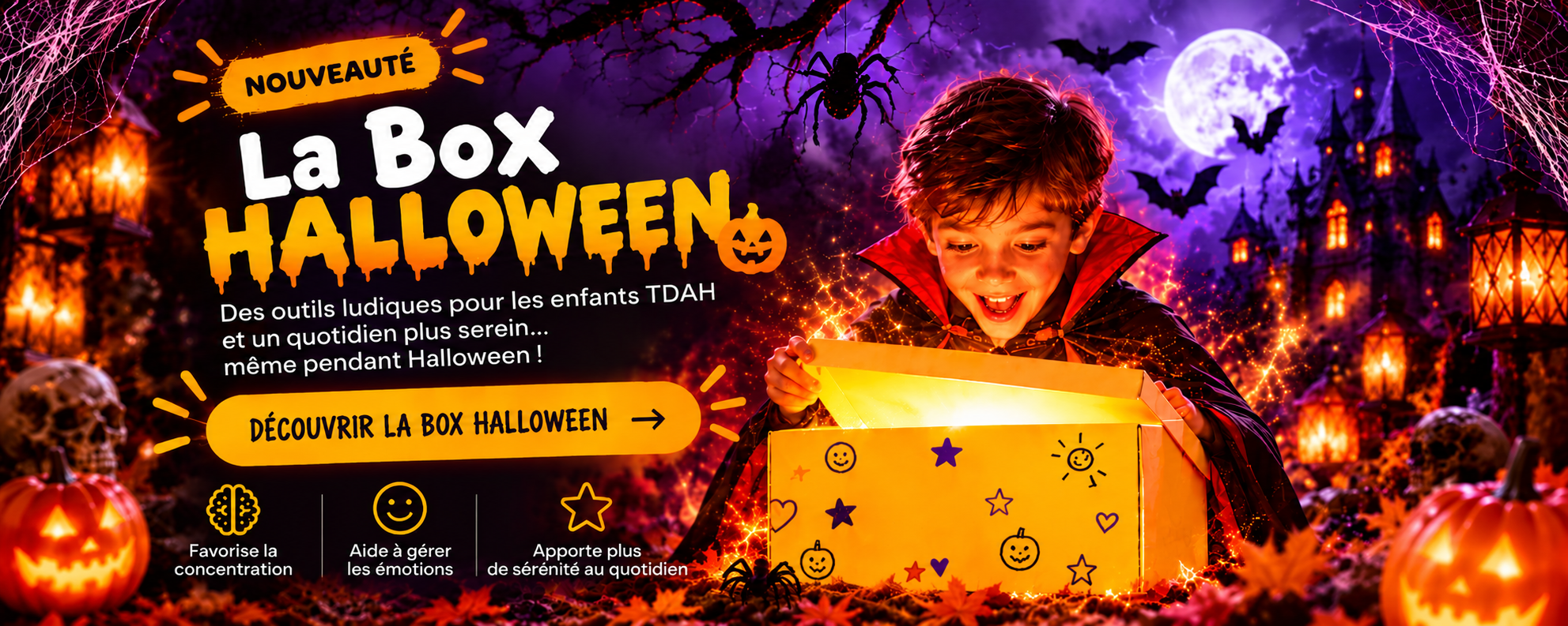 Découvrez la nouvelle Box Halloween SUPERKIDS